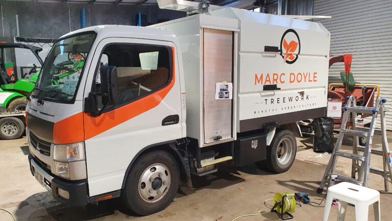 Vehicle graphics for Marc Doyle Treework